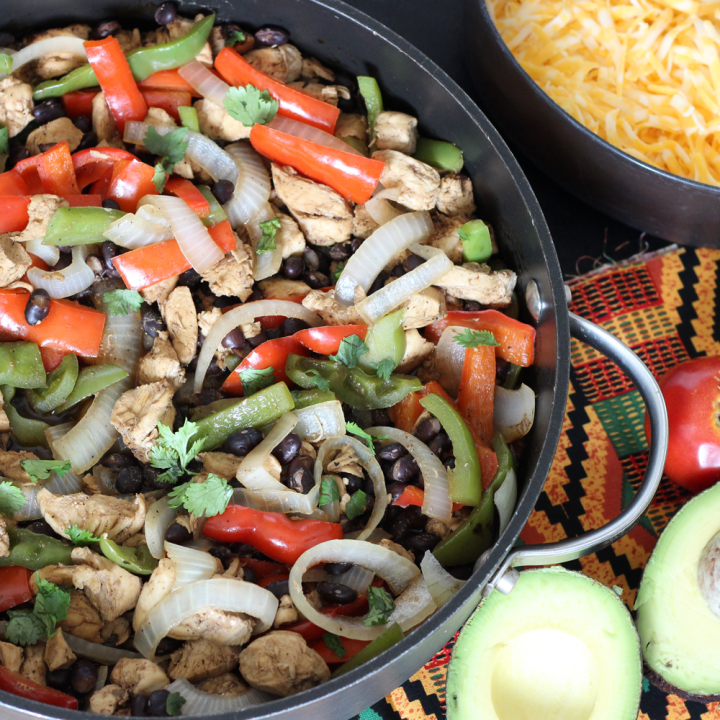 One Pan Chicken Fajitas