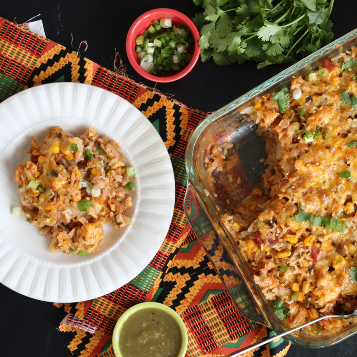 Southwest Chicken & Cauliflower Casserole {Protein Packed} | Biceps ...