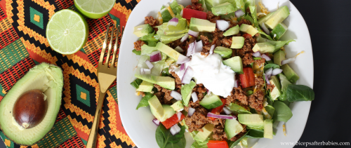 Taco Salad Meat {High Protein Meal} | Biceps After Babies